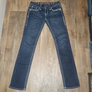 Rock Revival "Deeka" Straigh-leg Jeans Size 26 LIKE NEW! EUC!